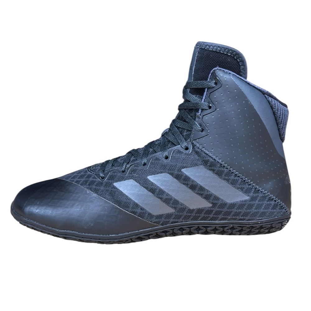 Adidas Mat Wizard 4 Black Carbon AC6971 Men's High Top Wrestling Shoes Size US 9 - Picture 11 of 13